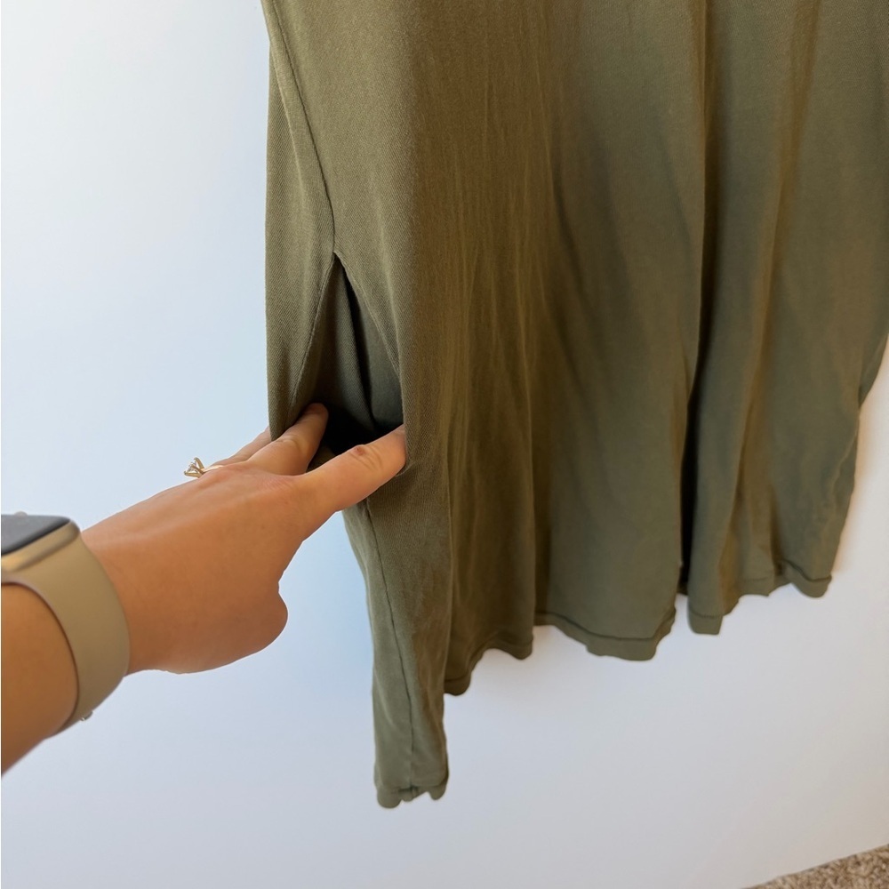 Current/Elliott The V Neck Trapeze Dress - Picture 5 of 9